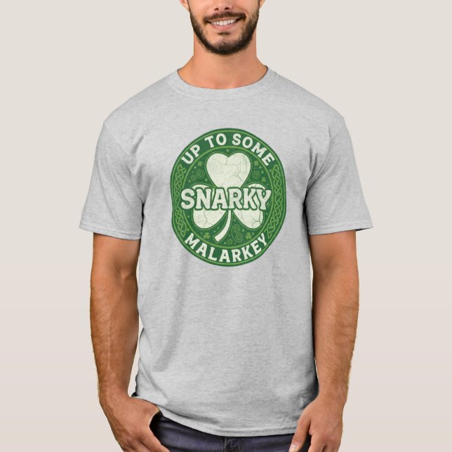 St. Patrick's Day Malarkey T-Shirt (Framsida)
