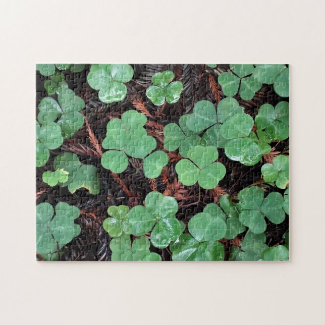 St patrick's day Mars Galenhet Klöver Puzzle Pussel (Horisontell)