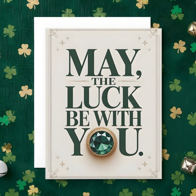 St Patrick's Day May The Luck Vykort  (Skapare uppladdad)