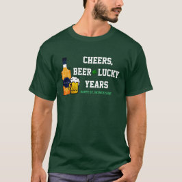 St patrick's day med Beer mugg och Whiskey T Shirt