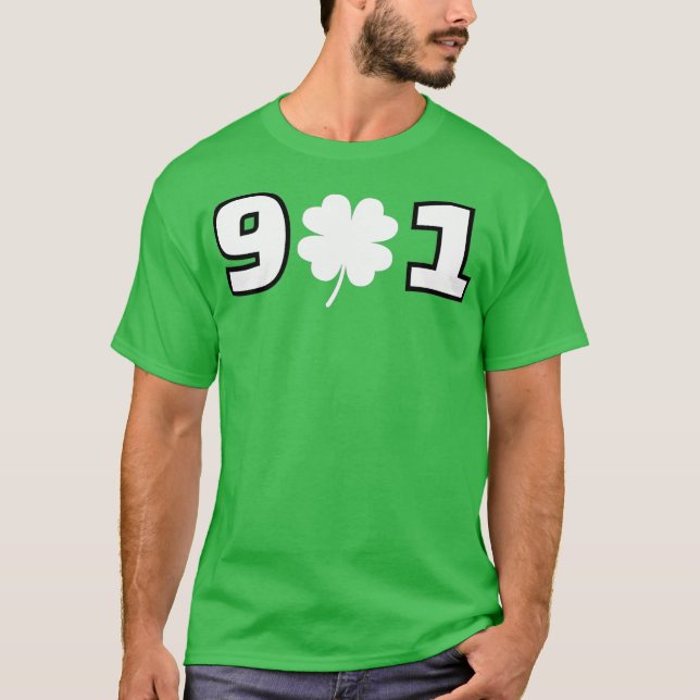st patricks day Memphis Tennessee 901 Tigers Fläkt T Shirt (Framsida)