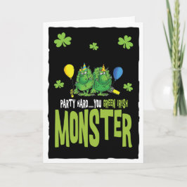 St patrick's day Monster Kort