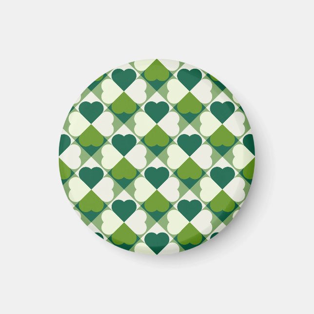 St. Patrick's Day Mönster Magnet (Framsidan)