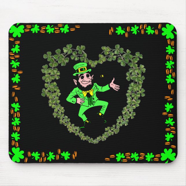 St. Patrick's Day Mouse Pad Musmatta (Framsidan)