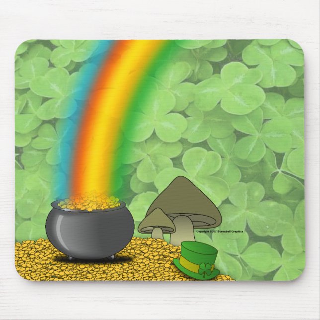 St. Patrick's Day Mousepad Musmatta (Framsidan)