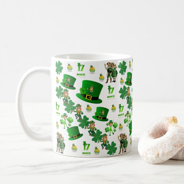St. Patrick's Day Mugg (Med munk)