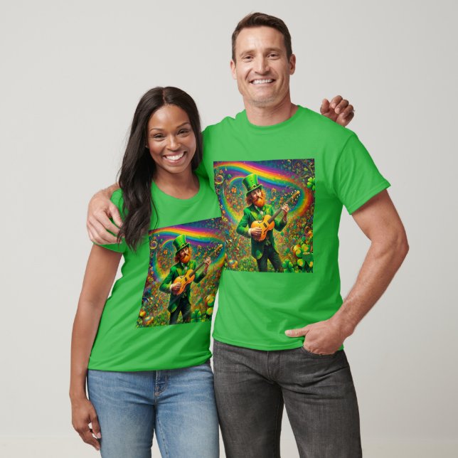 St Patricks Day Musik T Shirt (Unisex)