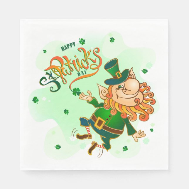 St patrick's day Napkins Pappersservett (Framsidan)