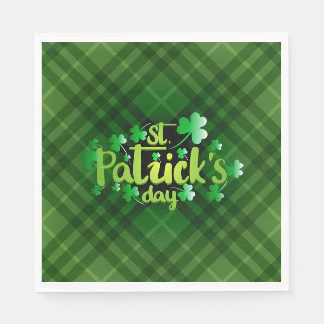St patrick's day Napkins Pappersservett (Framsidan)