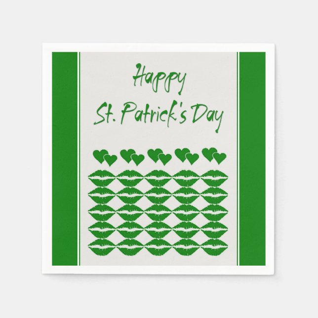 St. Patrick's Day Napkins Pappersservett (Framsidan)
