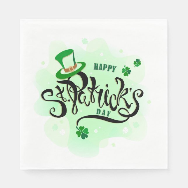 St patrick's day Napkins Pappersservett (Framsidan)