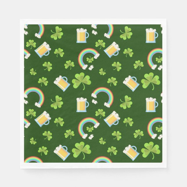 St patrick's day Napkins Pappersservett (Framsidan)