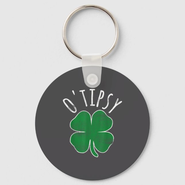St. Patrick's Day O'berusad Dricker Öl Berusad Sha Nyckelring (Framsida)