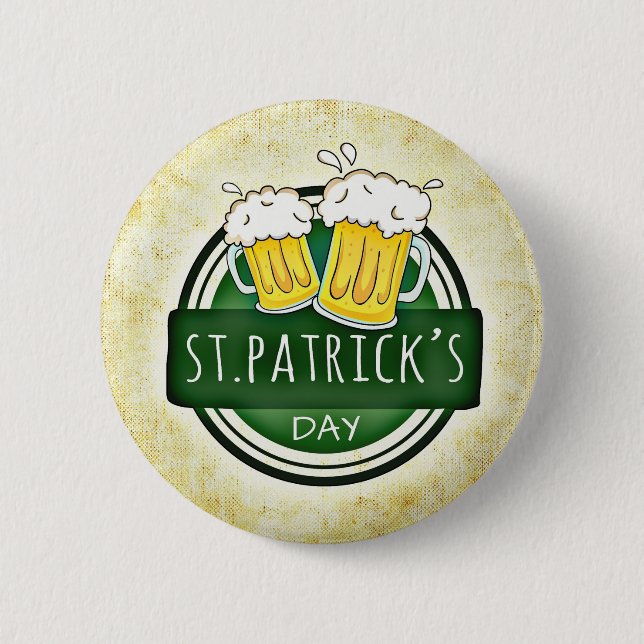  St.Patricks Day Öl  Knapp (Framsida)