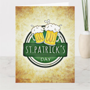 St. Patrick's Day-öl Kort