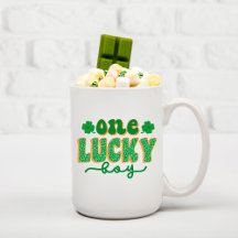 St. Patrick's Day One Lucky Boy Grönt Klöver