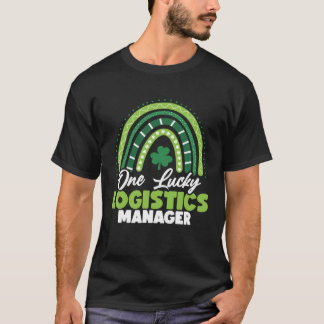 St Patricks Day One Lucky Logistics Manager T Shirt