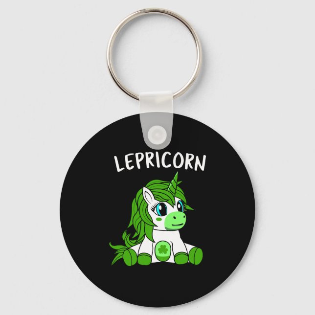 St patricks day Outfit Flicka Nyckelring (Framsida)