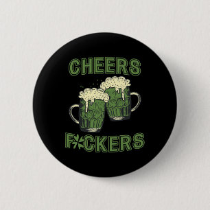 St Patricks Day Outfit Glada Ers Drick Öl Irländsk Knapp