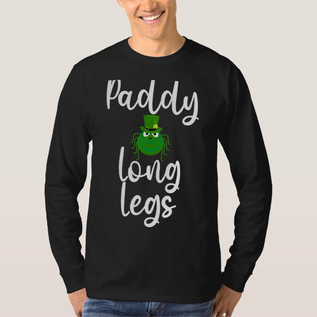 St patrick's day Paddy Long Ben Grönt Spider T Shirt (Framsida)