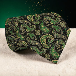 St. Patrick's Day Paisley Custom Necktie Slips
