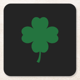 St. Patrick's Day Paper Coaster Underlägg Papper Kvadrat
