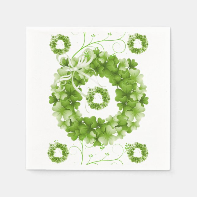 St. Patrick's Day Papper Napkins Pappersservett (Framsidan)