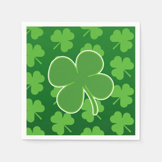 St. Patrick's Day Papper Napkins Pappersservett (Framsidan)