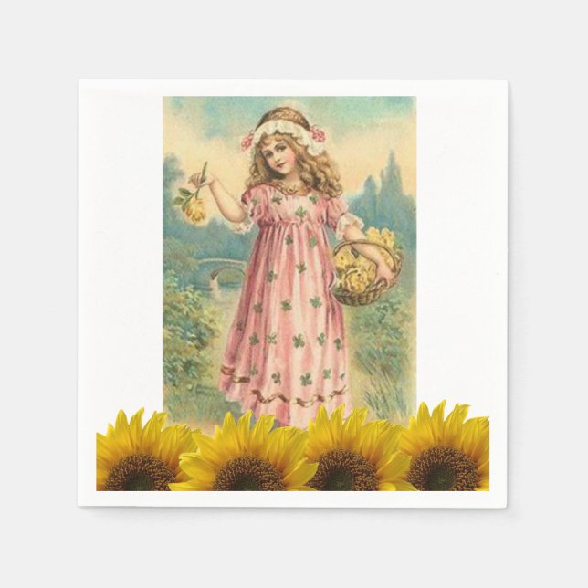 St. Patrick's Day Papper Napkins Pappersservett (Framsidan)