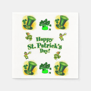 St. Patrick's Day Papper Napkins Pappersservett