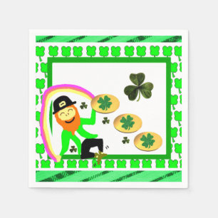 St. Patrick's Day Papper Napkins Pappersservett