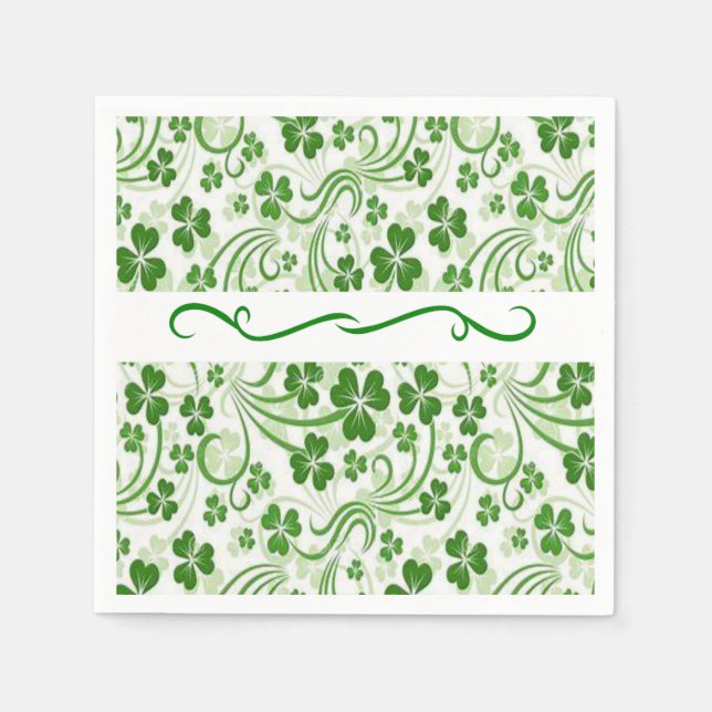 St. Patrick's Day Papper Napkins Pappersservett (Framsidan)