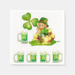 St. Patrick's Day Papper Napkins Pappersservett