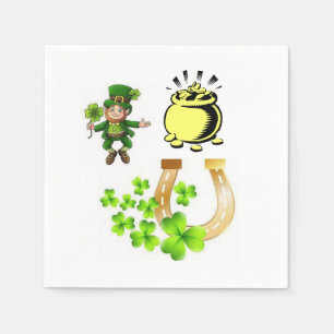 St. Patrick's Day Papper Napkins Pappersservett