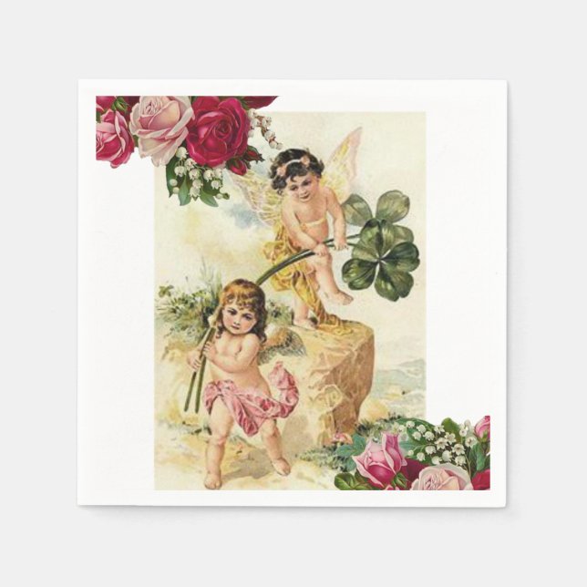 St. Patrick's Day Papper Napkins Pappersservett (Framsidan)