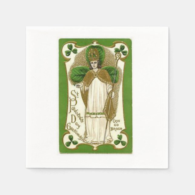 St. Patrick's Day Papper Napkins Pappersservett (Framsidan)