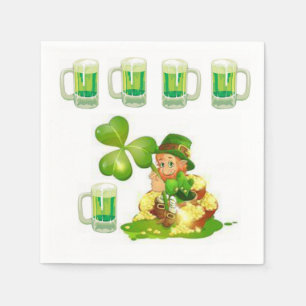 St. Patrick's Day Papper Napkins Pappersservett