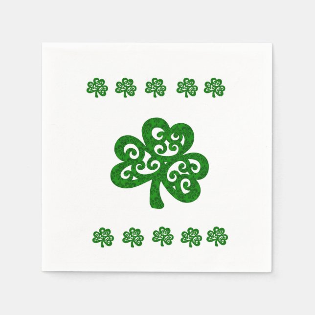 St. Patrick's Day Papper Napkins Pappersservett (Framsidan)