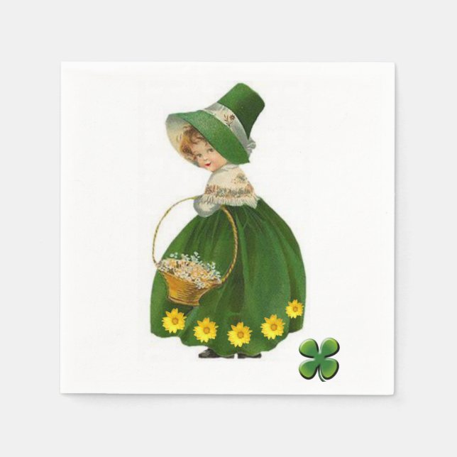 St. Patrick's Day Papper Napkins Pappersservett (Framsidan)