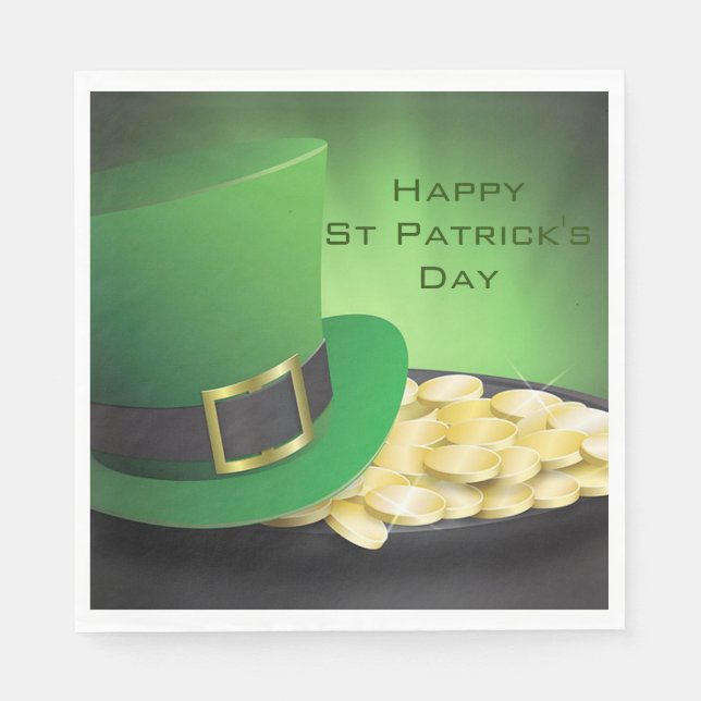 St patrick's day pappersservett (Framsidan)