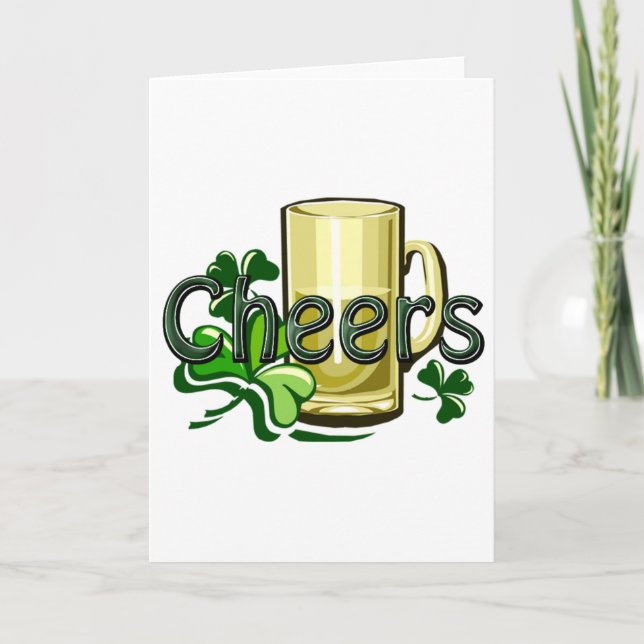 St. Patricks Day Parad Birmingham Kort (Framsida)