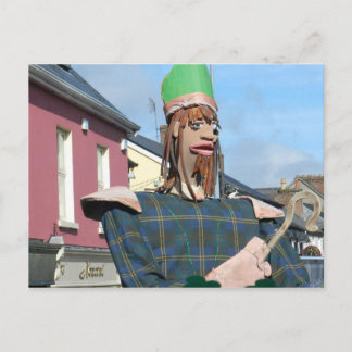 St.Patricks Day Parad i Ennis - Irland Vykort