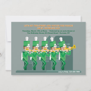 St. Patrick's Day Parad Inbjudningar