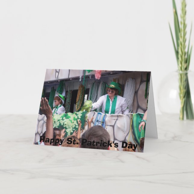St patricks day Parad Kort (Framsida)