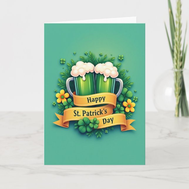 St Patricks Day Partner-kort Kort (Framsida)