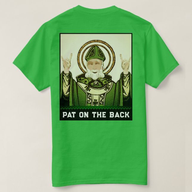 St. Patrick's Day Party Apparel Tee (Design baksida)