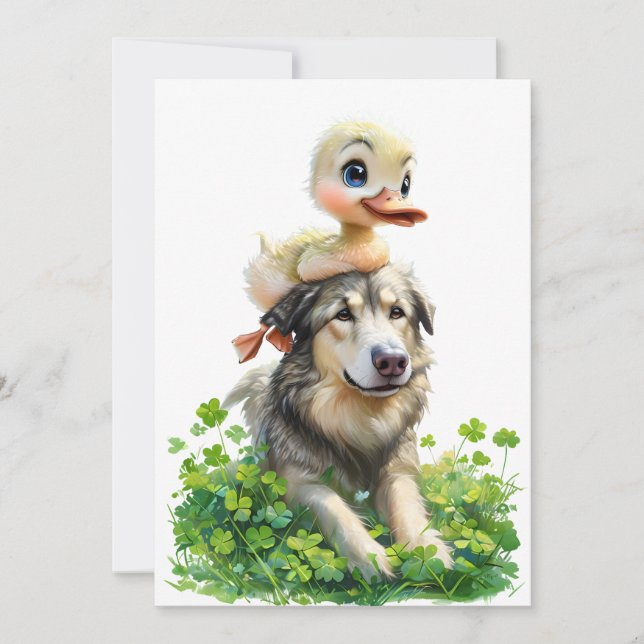 St. Patrick's Day Party bjudande in: Duckling Inbjudningar (Framsida)