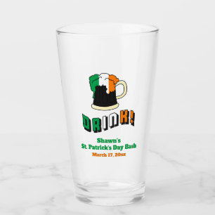 St patricks day Party Favor Irish Beer Funny Pint Glaskopp