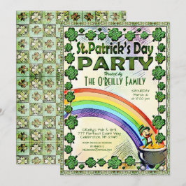 St. Patrick's Day Party Inbjudningar