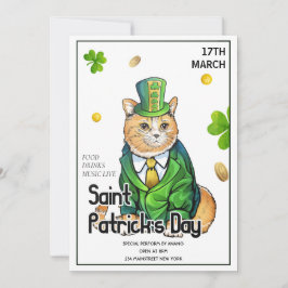 St patrick's day Party Inbjudningar